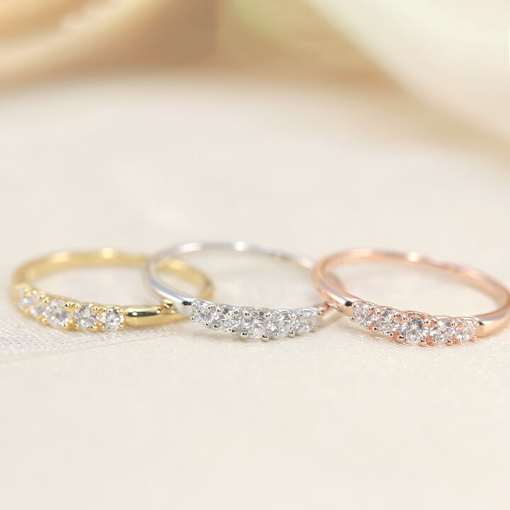 楽天市場】【0.2ct】K18 YG/WG/PG グラデーション ダイヤモンド 