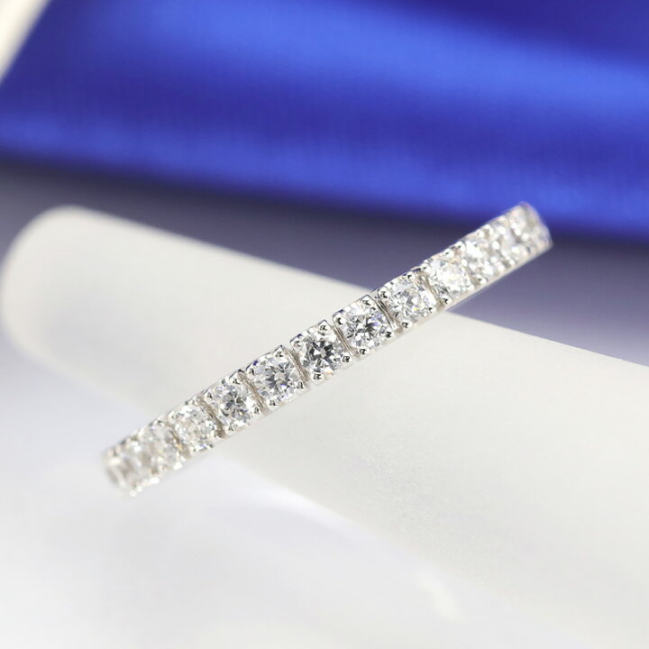 楽天市場】pt950 【0.4ct】ダイヤモンド エタニティ リング【Hカラー 