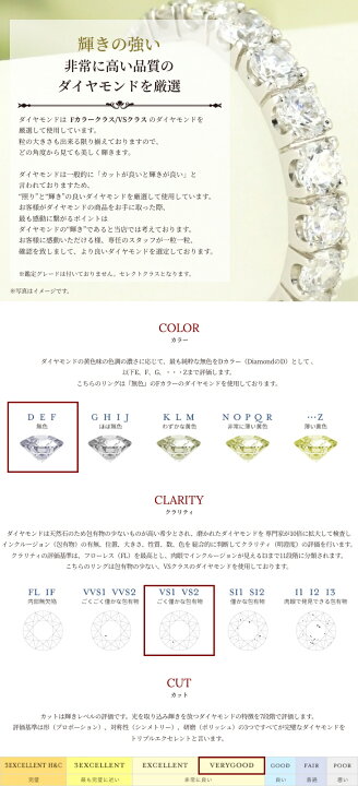 楽天市場】【10％OFF！】pt950 【0.30ctUP】【Fカラー VS VG クラス 