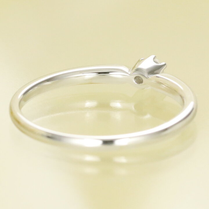 楽天市場】pt950【0.06ct】一粒 ダイヤモンド リング 人気 6本爪 指輪 