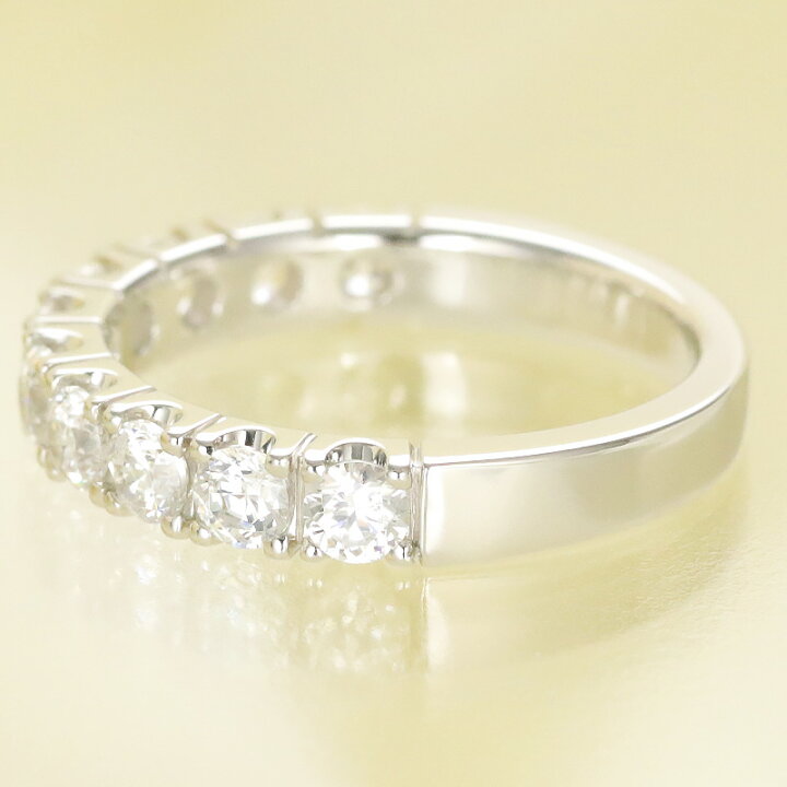 楽天市場】pt950 【1.0ct 】テンダイヤモンド エタニティ リング 【H 