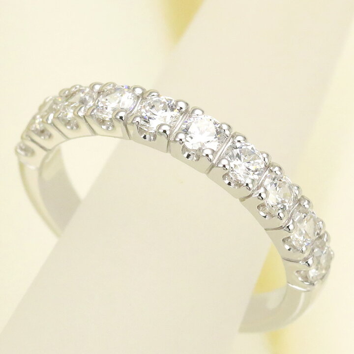 楽天市場】pt950【0.7ct】テンダイヤモンド エタニティ リング 【H 