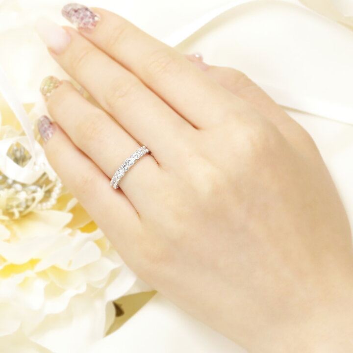 楽天市場】pt950【0.7ct】テンダイヤモンド エタニティ ダイヤモンド 
