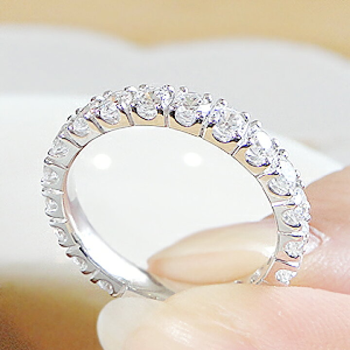 楽天市場】【特別価格】Pt950 1.5ct ダイヤモンド フルエタニティ 
