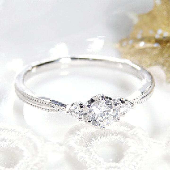 楽天市場】≪10％OFF≫【0.29ct】Pt950 ダイヤモンド リング 1粒ダイヤ 