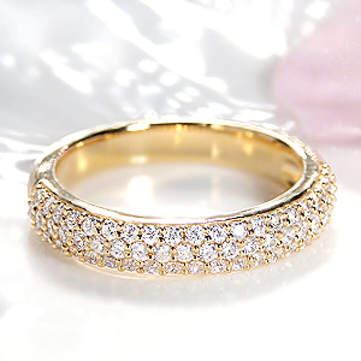 楽天市場】K18YG 0.50ct ジュエリー レディース 指輪 リング 18k 18金 
