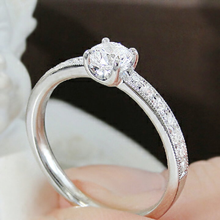 楽天市場】☆pt950【0.44ct】ダイヤモンド エタニティ リング 指輪 