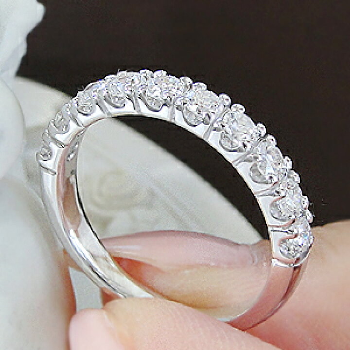 楽天市場】pt950【0.7ct】テンダイヤモンド エタニティ ダイヤモンド 