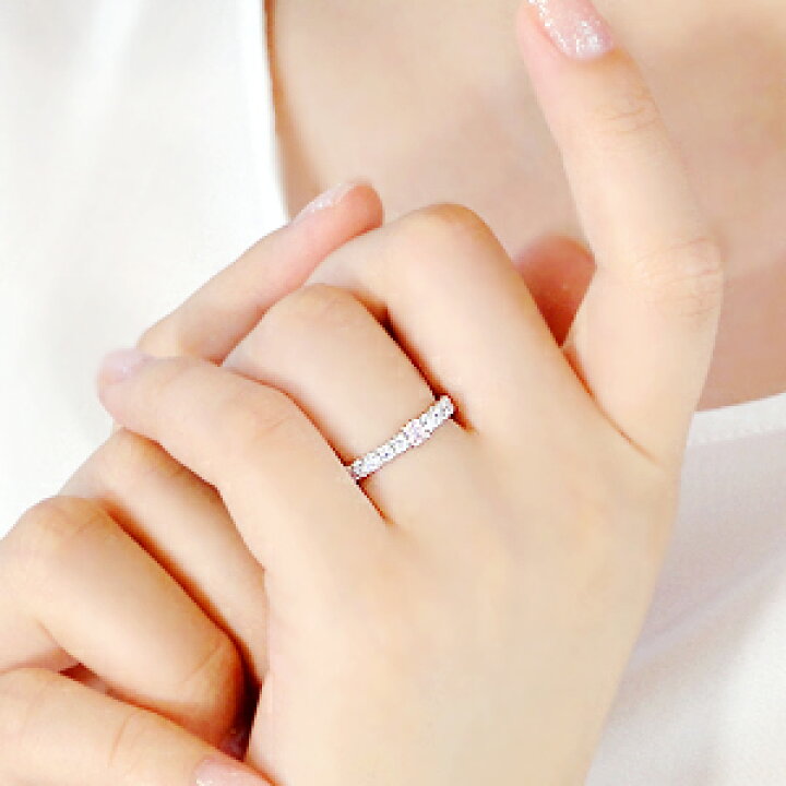 楽天市場】pt950 天然ピンクダイヤモンド 0.08ct Pink Dia エタニティ 