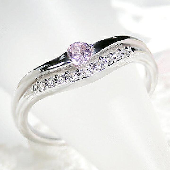楽天市場】【大特価！】pt950 0.07ct 天然ピンクダイヤモンド Pink Dia 