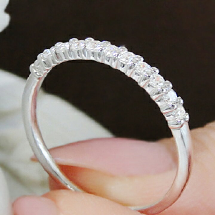 楽天市場】pt950【0.20ct】ダイヤモンド エタニティ リング指輪 