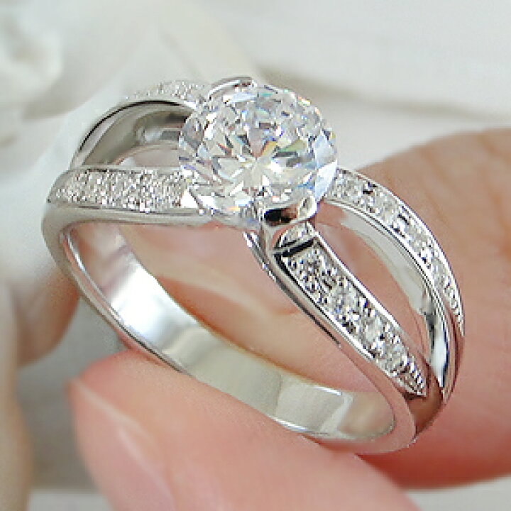 楽天市場】【中央宝石研究所 鑑定書付き】pt950 超大粒 1.0ct 豪華  