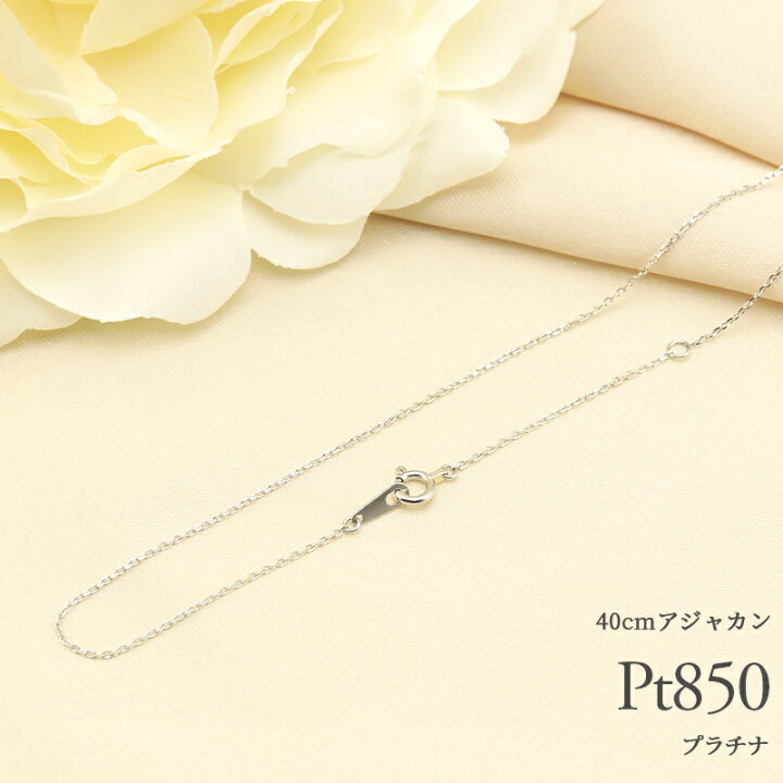 楽天市場】pt850 アズキチェーン 【線径0.25mm 太さ0.9mm】 40cm 45cm  