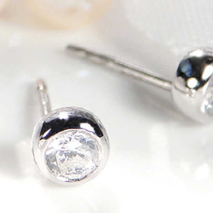 楽天市場】☆pt1000 【0.3ct】 ダイヤモンド ピアス！ダイヤピアス 