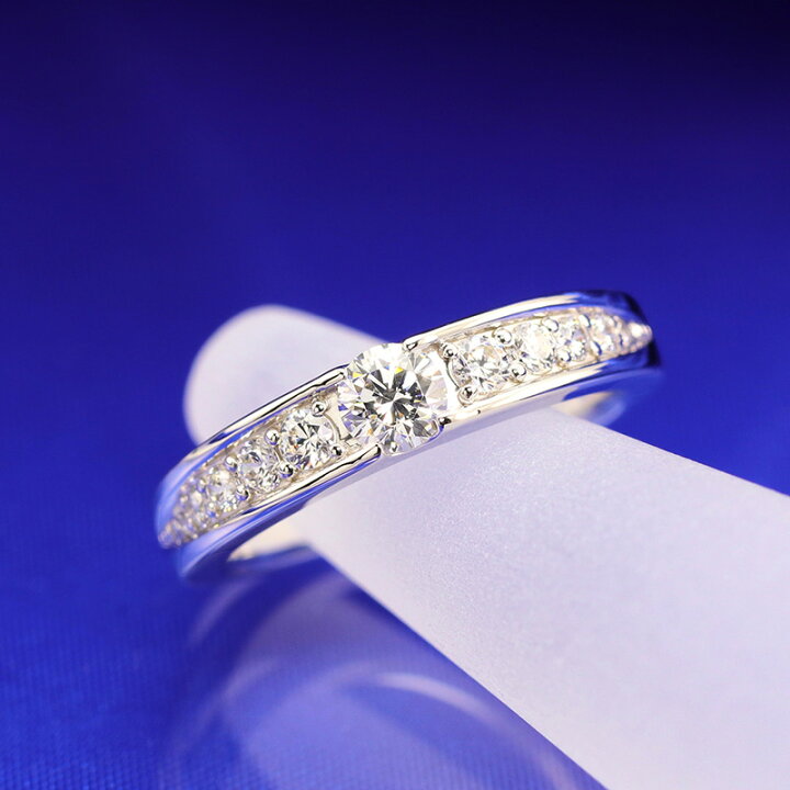 楽天市場】0.25ct 婚約指輪 結婚指輪 中央宝石研究所 鑑定書 品質 