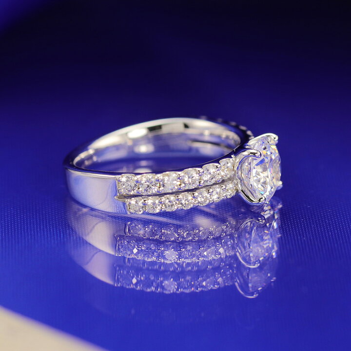 楽天市場】1.0ct 婚約指輪 結婚指輪 中央宝石研究所 鑑定書 品質保証書 