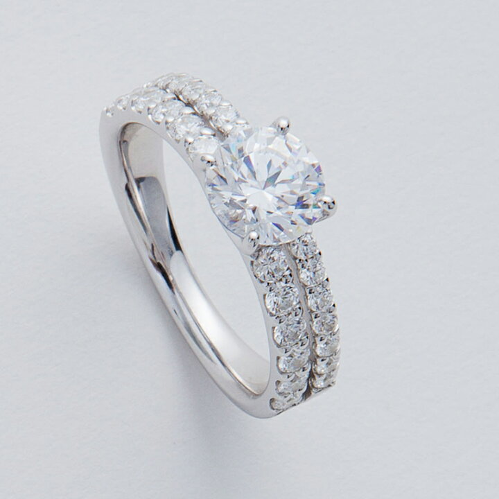 楽天市場】1.0ct 婚約指輪 結婚指輪 中央宝石研究所 鑑定書 品質保証書 