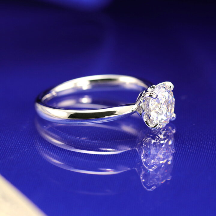 楽天市場】1.0ct 婚約指輪 結婚指輪 中央宝石研究所 鑑定書 品質保証書 