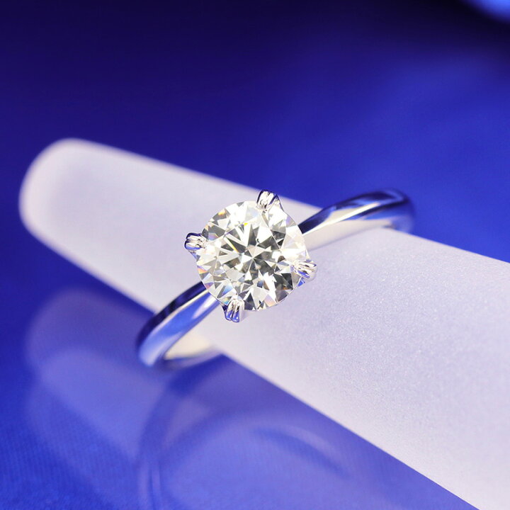楽天市場】1.0ct 婚約指輪 結婚指輪 中央宝石研究所 鑑定書 品質保証書 