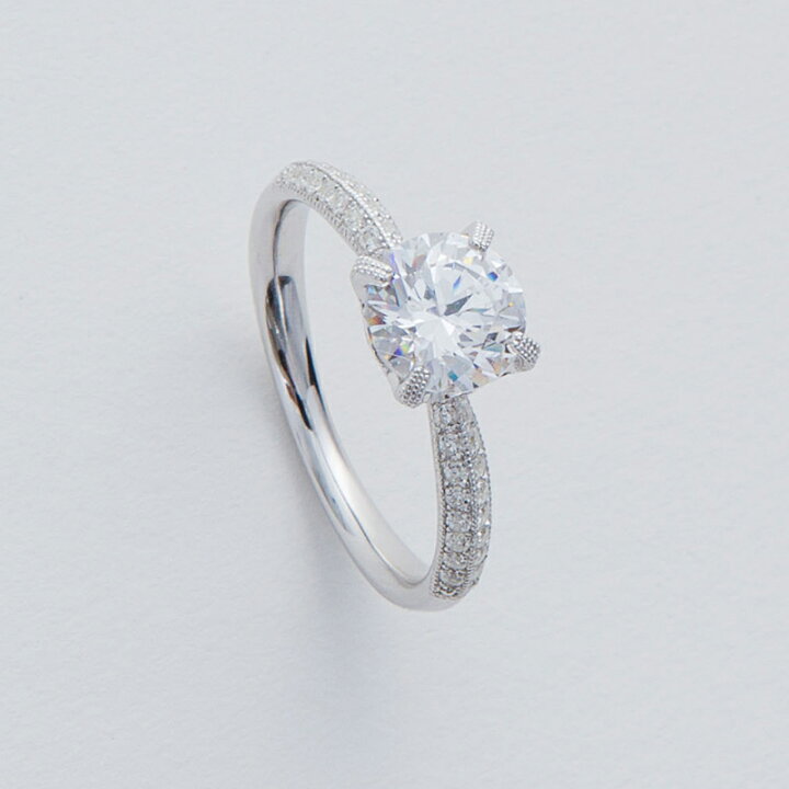 楽天市場】1.0ct 婚約指輪 結婚指輪 中央宝石研究所 鑑定書 品質保証書  
