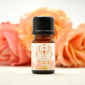 デリケートゾーン専用 [ デリケートドロップ 5ml JEWLINGE ジュランジェ］インナーパフューム 下着用 精油 オーガニック100％ 臭い 匂い ケア 女性 香水 アロマオイル ブレンド ソイルアソシエーション認証オーガニック100% 更年期 ゆらぎ