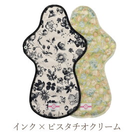 《長さ33cm》布ナプキン 夜用 一体型 Lサイズ 2枚セット（生成り）日本製 メール便送料無料 透湿防水布 多い日 ナイト ロング 生理用品 ナプキン 肌にやさしい コットン 綿 ネル 敏感肌 かわいい 温活 ジュランジェ 生理 備え ナプキン 代わり 災害 代替