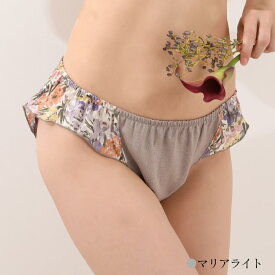 リネン100％ ふんどしショーツ 麻100 女性用 [ピーチ起毛リネンめぐリラふんティ 日本製 JEWLINGE] 温活ショーツ 締め付けない ふんどしパンツ Wクロッチ 桃肌 ゆったり レディース ふんぱん フンティ ピーチスキン