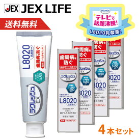 L8020乳酸菌 薬用 ハミガキジェル 80g×4本