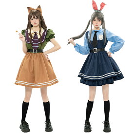 ハロウィン コスプレ衣装 警察服 ワンピース コスプレ衣装 ウサギの警官服 ペアルック コスチューム 変身 仮装 変装 Cosplay 仮装こすぷれ 可愛い 隊員 半袖 5点セット セクシー 制服 文化祭 学園祭 ハロウィン クリスマス 誕生日 忘年会