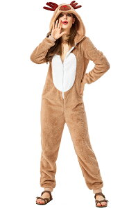 コスプレ コスチューム サンタ トナカイ 子供 キッズ 女の子 男の子 サンタ 着ぐるみ サンタ服 衣装 着る毛布 動物衣装 親子 子供服 仮装 大人 となかい ふわふわ もこもこ アニマル ハロウィ