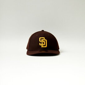 【送料無料】 NEW ERA ニューエラ LP 59FIFTY MLB オンフィールド サンディエゴ パドレス 13554932 メンズ キャップ 帽子 ロゴ ブラウン