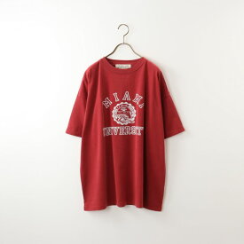 【送料無料】 REMI RELIEF レミレリーフ 別注 20天竺プリントTシャツ MIAHI RN24329270-JF メンズ トップス 半袖 M レッド