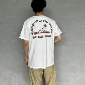 【送料無料】 The Endless Summer エンドレスサマー 別注 YOGA BUHI バックプリントTシャツ FH-23574518-JF メンズ トップス 半袖 M-LL 全3色