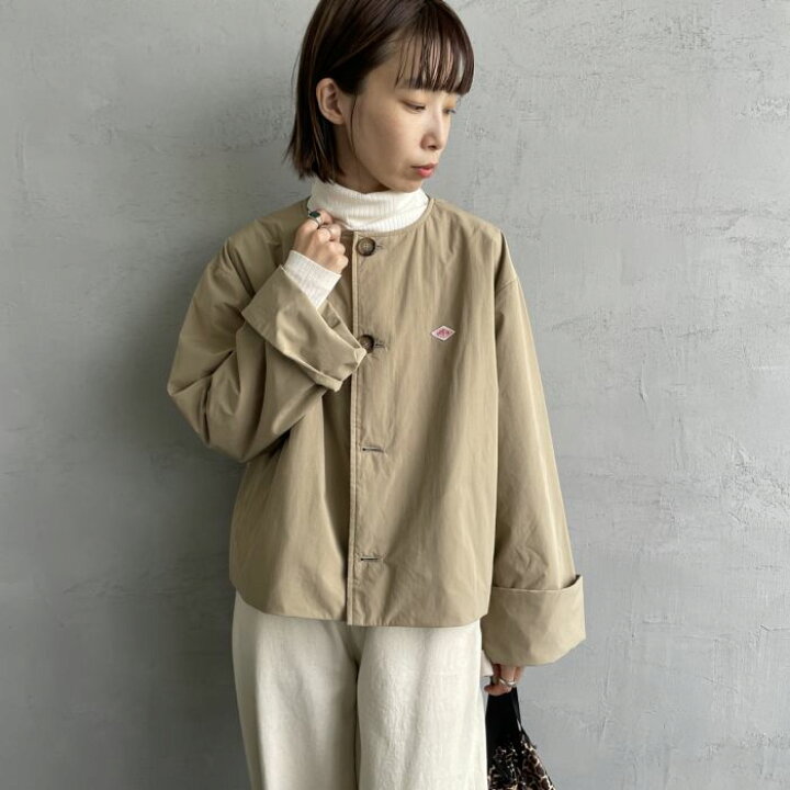 DANTON」 ジャケット M ベージュ レディース（DANTON ボア スタンド  