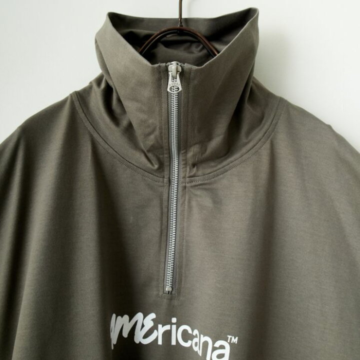 楽天市場】【送料無料】 Americana アメリカーナ ハーフジップ ロング 