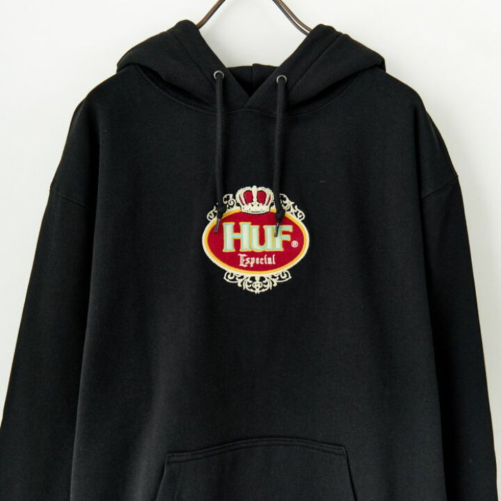 楽天市場】【送料無料】 HUF ハフ ESPECIAL ロゴ刺繍スウェット 