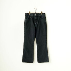 【送料無料】 NEEDBY heritage ニードバイヘリテージ 別注 GEORGE ブーツカットデニム GEORGE-JF レディース ボトムス デニムパンツ 26/27 ブラック