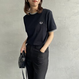 【送料無料】 FRED PERRY フレッドペリー ツインティップTシャツ M1588 レディース トップス 半袖 2024SS SS/S 全10色