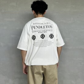 【送料無料】 PENDLETON ペンドルトン 別注 ネイティブ柄バックプリント ショートスリーブTシャツ 4275-6218-JF メンズ トップス 半袖 2024SS M-LL 全6色