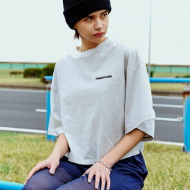 【送料無料】 Americana × JEANS FACTORY アメリカーナ × ジーンズファクトリー 別注 ワイドショートワンポイントTシャツ ASO-M-699-2-JF レディース トップス 半袖 2024SS F 全3色