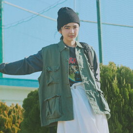 【送料無料】 ROTHCO ロスコ BDUノースリーブシャツジャケット BDSH-NOSLEEVE レディース アウター ベスト L グリーン/ブラック