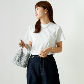 【送料無料】 ALLUMER アリュメール ダブルバインダークルーネックTシャツ 8241718 レディース トップス 半袖 2024SS S 全3色