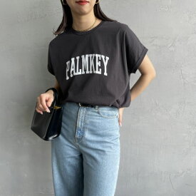 【送料無料】 MICA&DEAL × JEANSFACTORY マイカアンドディール × ジーンズファクトリー 別注 PALMKEY ラウンドヘムショートスリーブTシャツ 0124209141-JF レディース トップス 半袖 2024SS F 全3色