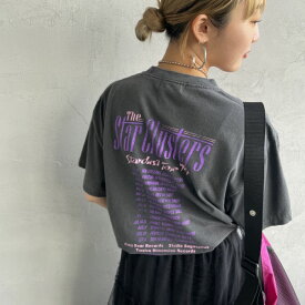 【送料無料】 GOOD ROCK SPEED グッドロックスピード 別注 オリジナルロックプリントTシャツ INTN-006-JF レディース トップス 半袖 2024SS F グレー