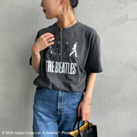 【送料無料】 GOOD ROCK SPEED グッドロックスピード 別注 THE BEATLES ロックプリントTシャツ INTN-013-JF レディース トップス 半袖 2024SS F グレー