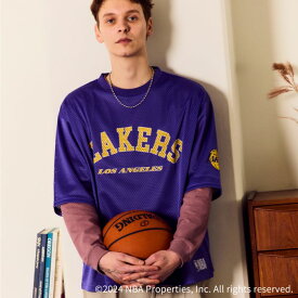 【店内全品送料無料】 OFF THE COURT BY NBA オフ ザ コート バイ エヌビーエー 別注 メッシュTシャツ JF-24SS-001-JF メンズ トップス 半袖 M-XL 全3色