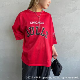 【送料無料】 OFF THE COURT BY NBA オフ ザ コート バイ エヌビーエー 別注 メッシュTシャツ JF-24SS-001-JF レディース トップス 半袖 S 全3色