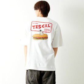 【送料無料】 The Endless Summer エンドレスサマー ダイナー刺繍 ビッグシルエットTシャツ C-24574303 メンズ トップス 半袖 2024SS M/L 全3色