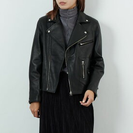 【店内全品送料無料】 TICCA ティッカ ダブルライダースジャケット TBEA-021 レディース アウター 2025AW M ブラック