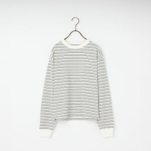 �y���������z DANTON �_���g�� �X�g���C�v �����O�X���[�uT�V���c DT-C0200TCB �����Y �g�b�v�X ���� 2026SS S-L �z���C�g/�O���[